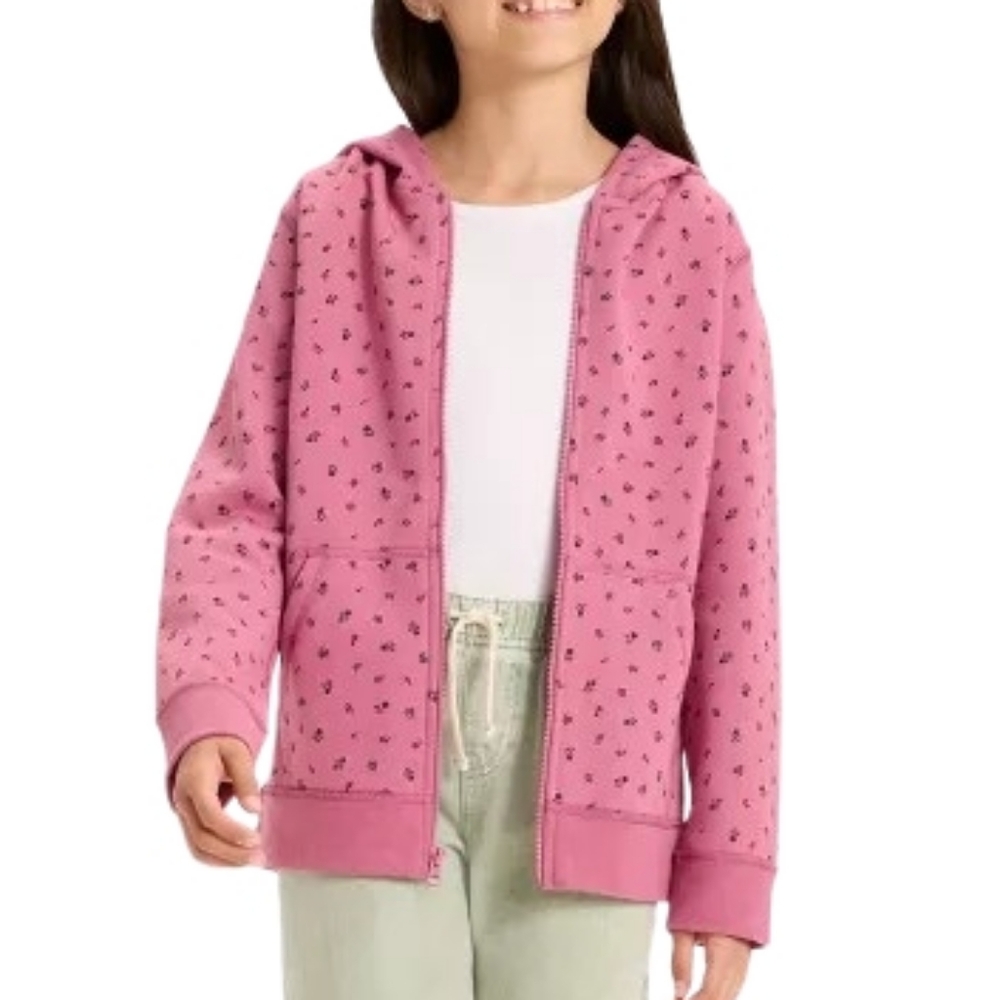 NWoT Cat & Jack Pink Floral Hoodie XL 14